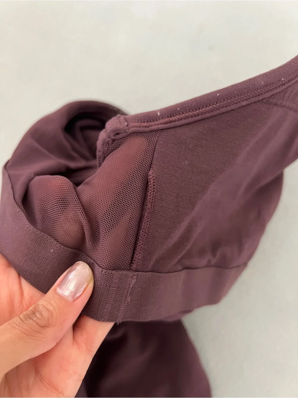 lululemon athletica Deep Plum Power Y Tank Top Size 2